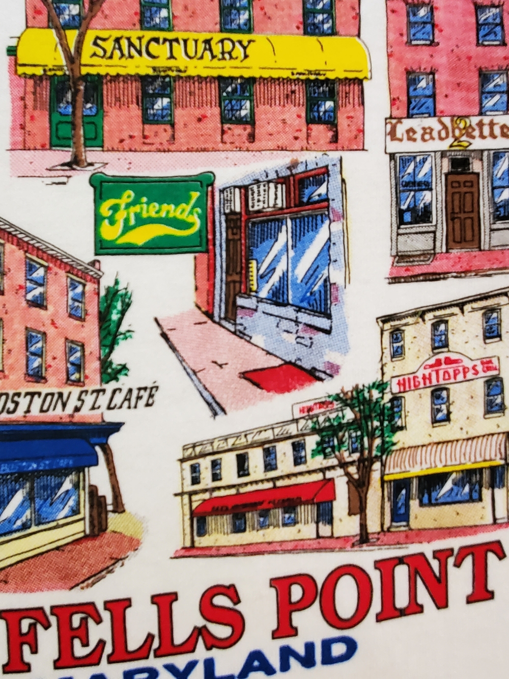 Vintage Levis Pubs of Fells Point Maryland T-Shirt Size XL 1993 NWT - Picture 8 of 14